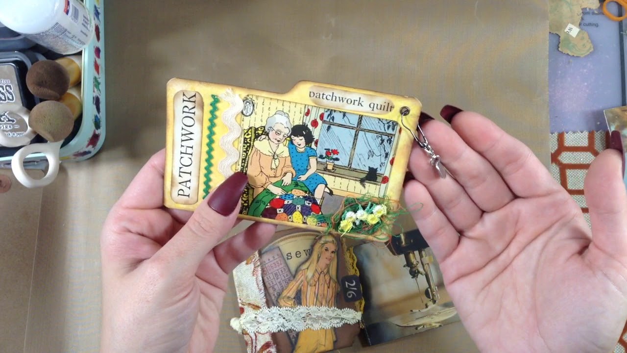making ephemera out of those beautiful book pages/images....