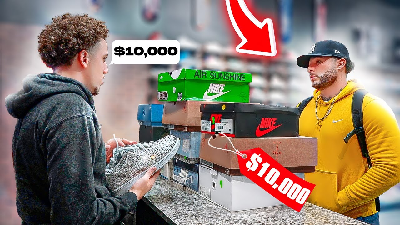 Я купил его коллекцию кроссовок за 10 000 долларов!