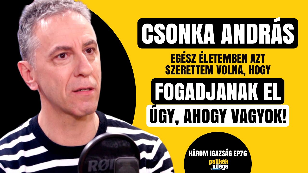 CSONKA ANDR&Aacute;S: FOGADJANAK EL &Uacute;GY, AHOGY VAGYOK ! / H&aacute;rom igazs&aacute;g / Palik&eacute;k Vil&aacute;ga by Manna