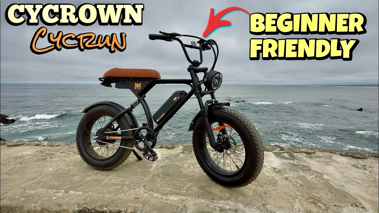 This Bike is Super Fun, BUT… • CYCROWN Cycrun Moped Style E-Bike Review!
