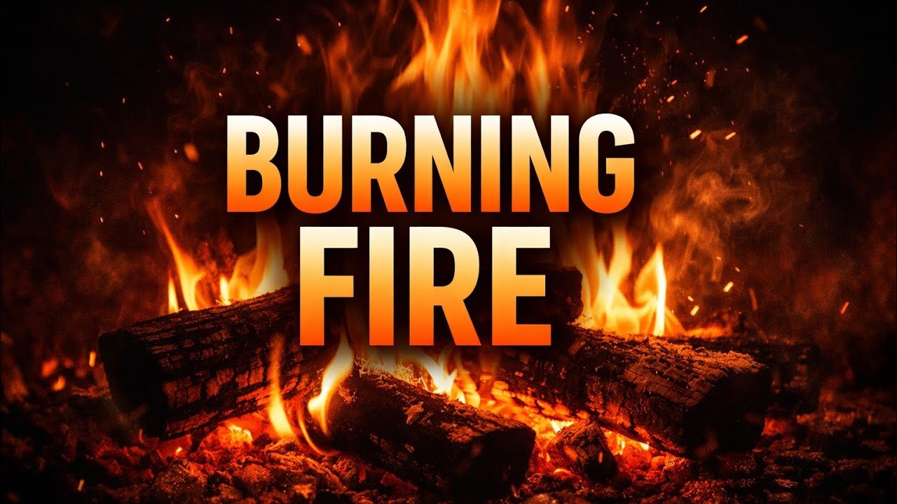 Fireplace Sound Effect (30 Minutes) | 4K QUALITY | 
