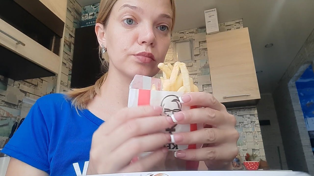 ASMR EATING Food from KFC (NO TALKING)