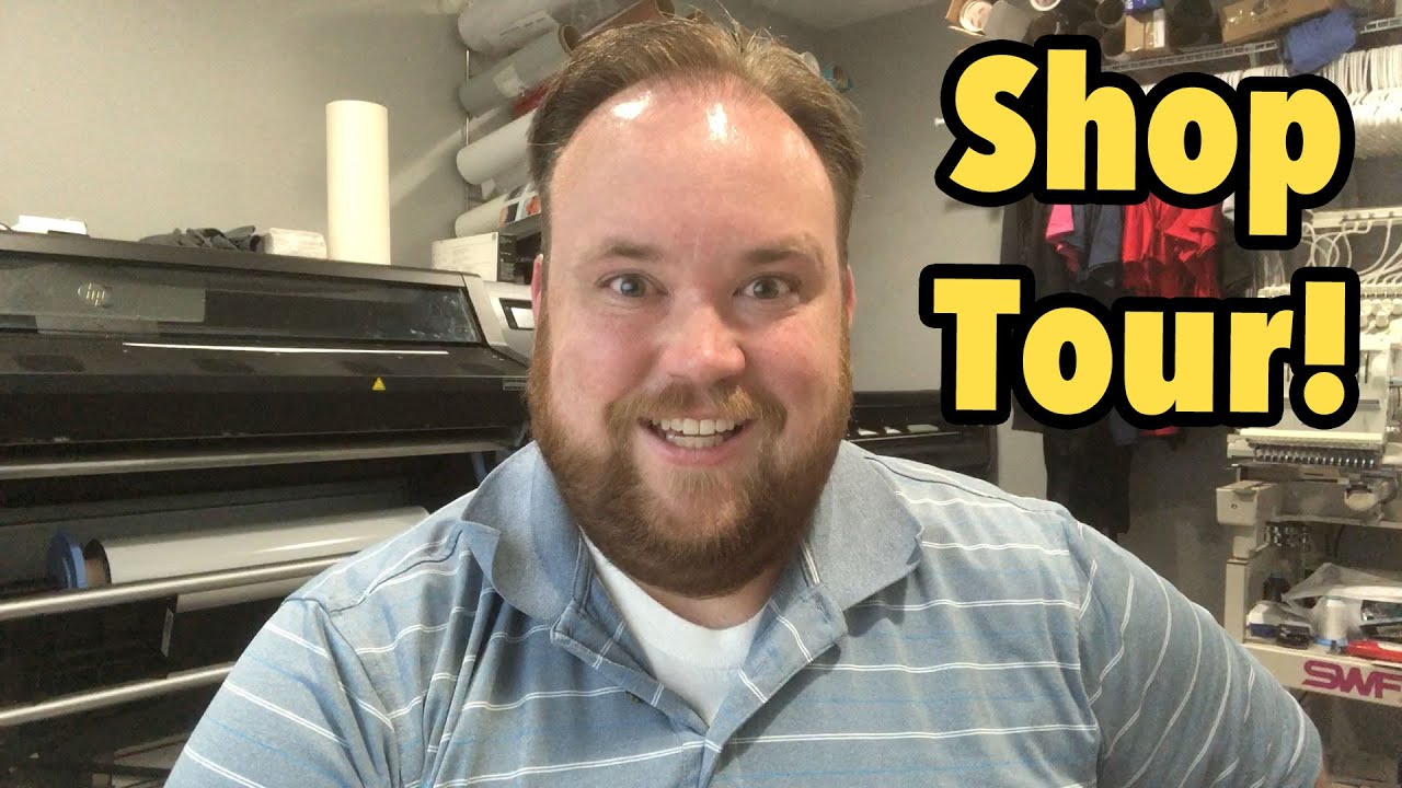 2020 shop tour and equipment list - vlog 248 - Print Shop Update