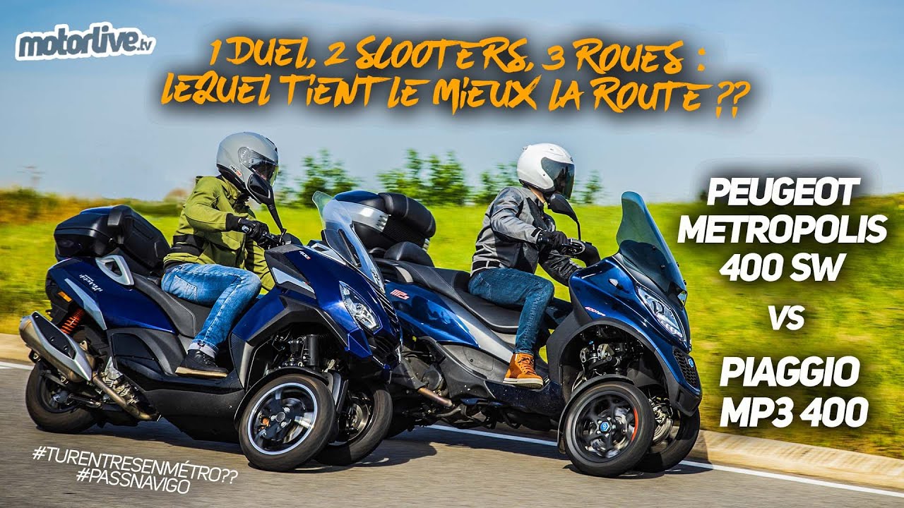 METROPOLIS 400 SW vs MP3 400 HPE | DUEL MOTORLIVE