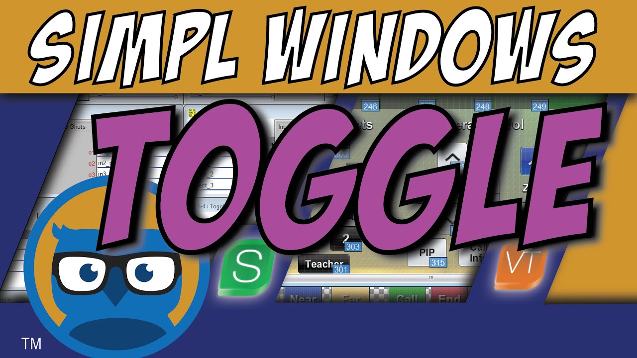 Crestron SIMPL Windows TOGGLE Symbol
