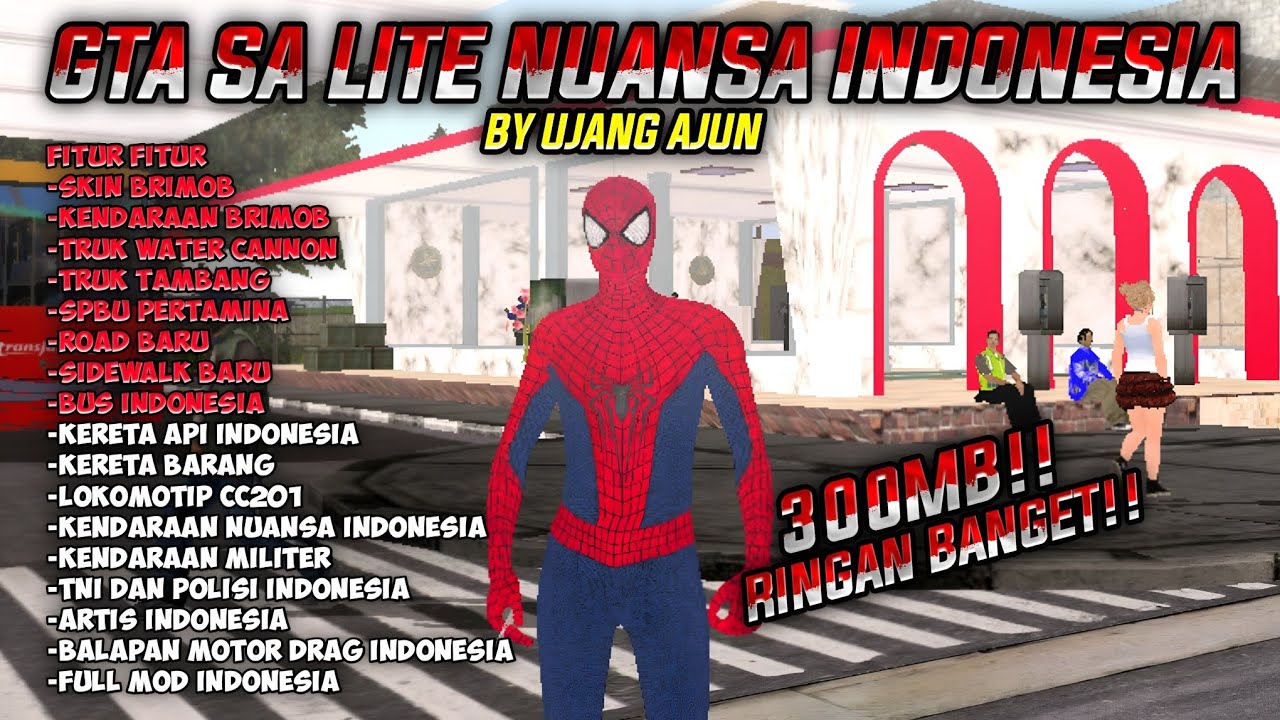 GTA SA LITE MOD NUANSA INDONESIA V14 TERBARU 2026!! 300MB AN😱🔥