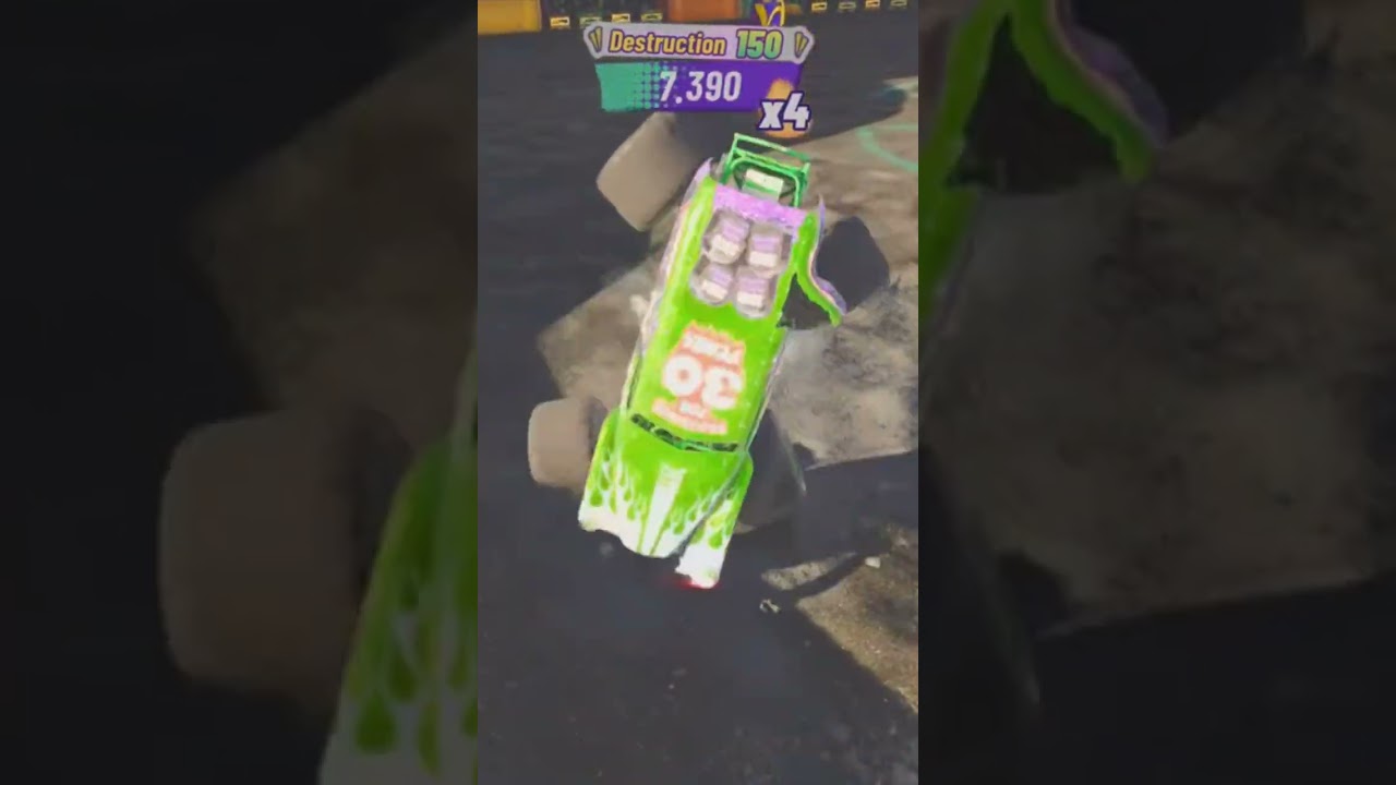 Monster jam showdown freestyle Grave Digger 30th anniversary sidewalls