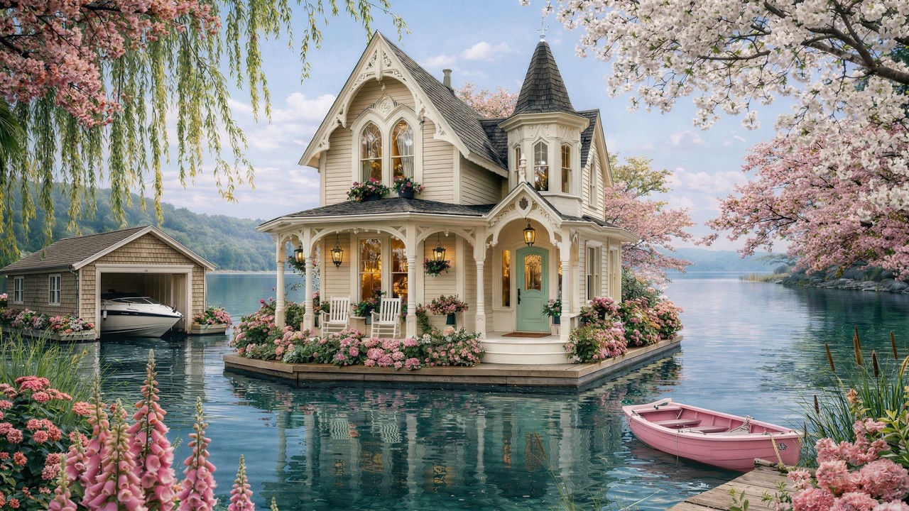 🌸👉 Fairytale Floating Home Parade | Cozy Cottages to Dreamy Lake Homes