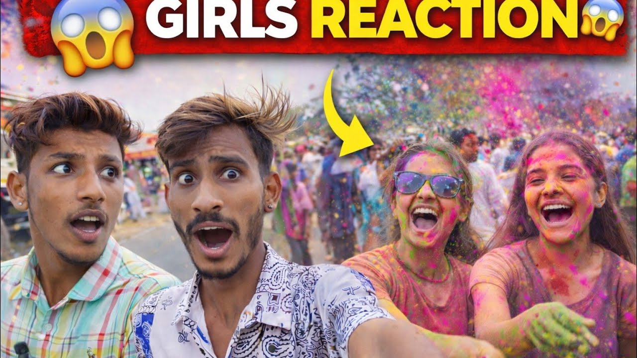 Public + Girls Reaction at Holi Mela 2026 🔥 Full Masti Vlog