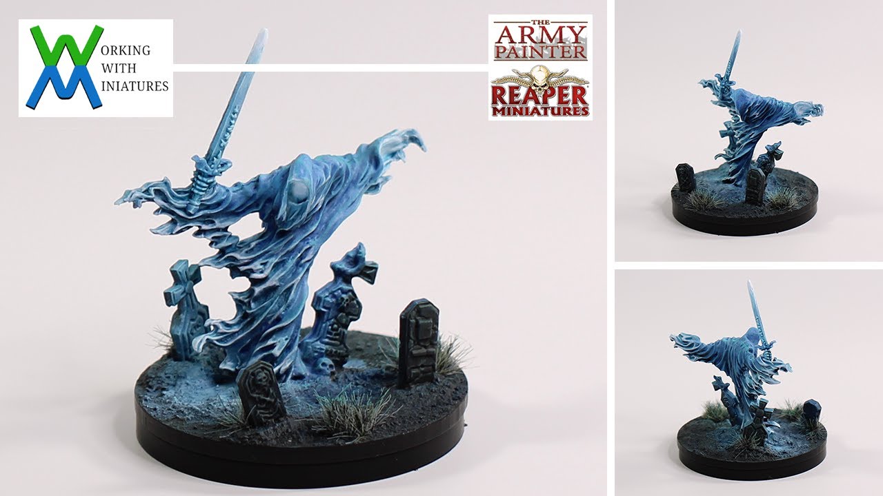 Let's Paint a Grave Wraith #miniaturepainting #reaperminiatures #reapermini #armypainter #liquitex