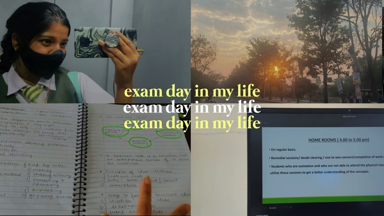 FINAL EXAM DAY IN MY LIFE *study routine*☕ | offline exams | CBSE class 11 📚