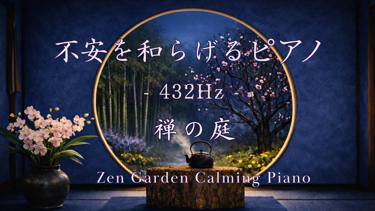 【癒しBGM 432Hz】不安な心を静める、祈りのピアノ｜心が軽くなる春の休息BGM ｜ Piano Prayer to Soothe the Anxious Heart