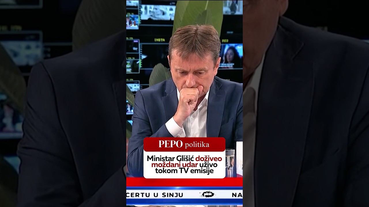 Glišić doživeo moždani udar uživo u programu