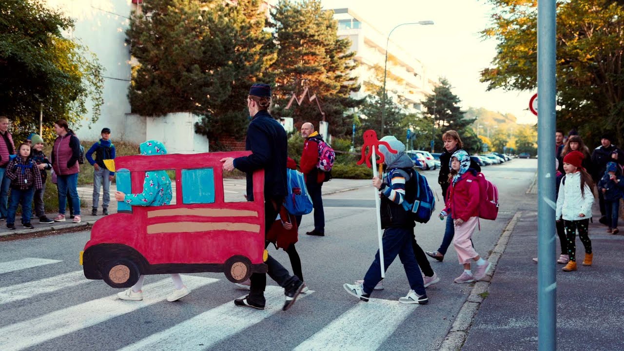 Pešibus v Rači