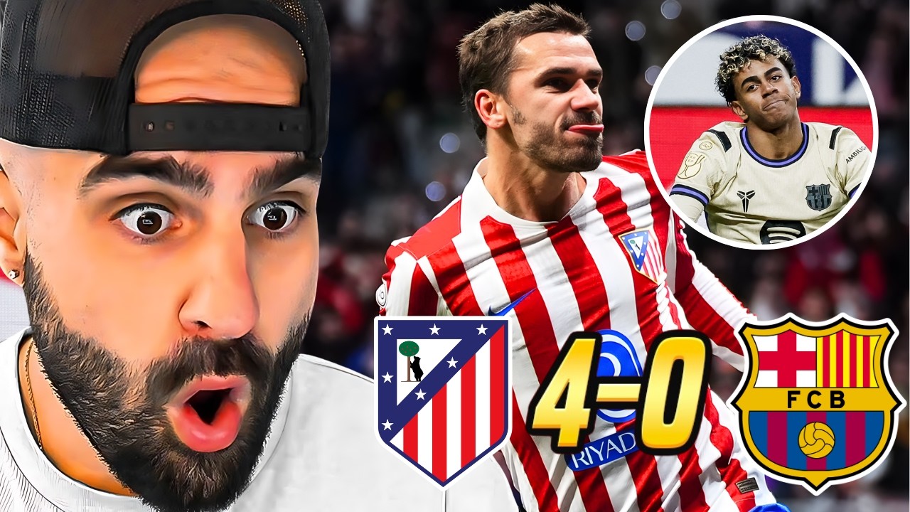Atletico Madrid HUMILIATE FC Barcelona 4-0 | I'M SAD STOP WITH THE YAMAL AGENDA...