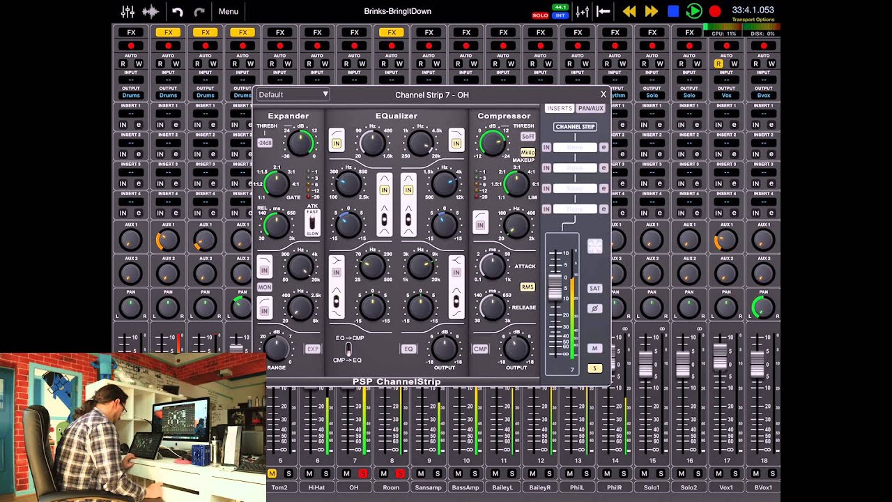 iPad Pro in serious Audio Production Part 4 - Auria Pro for mixing