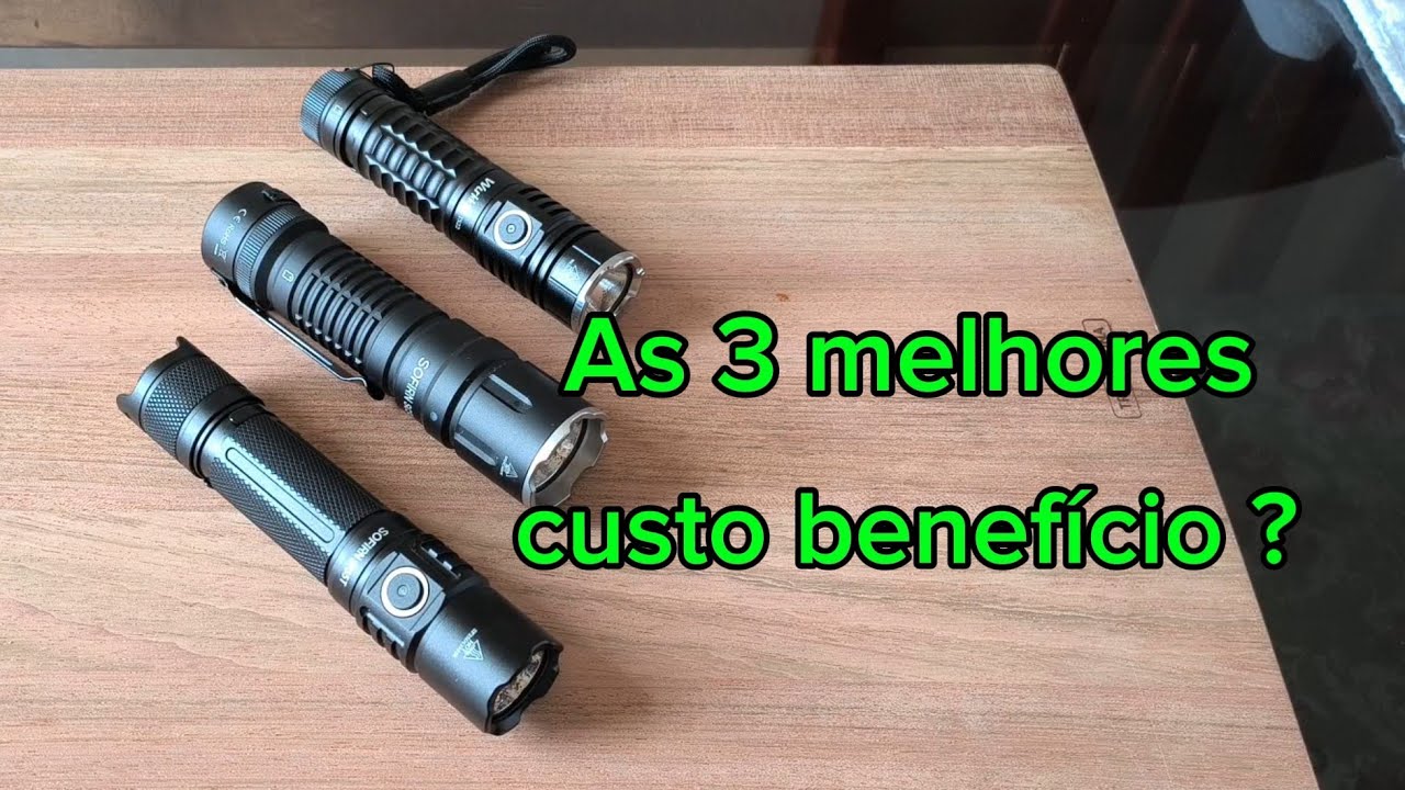 As 3 melhores lanternas custo benefício 