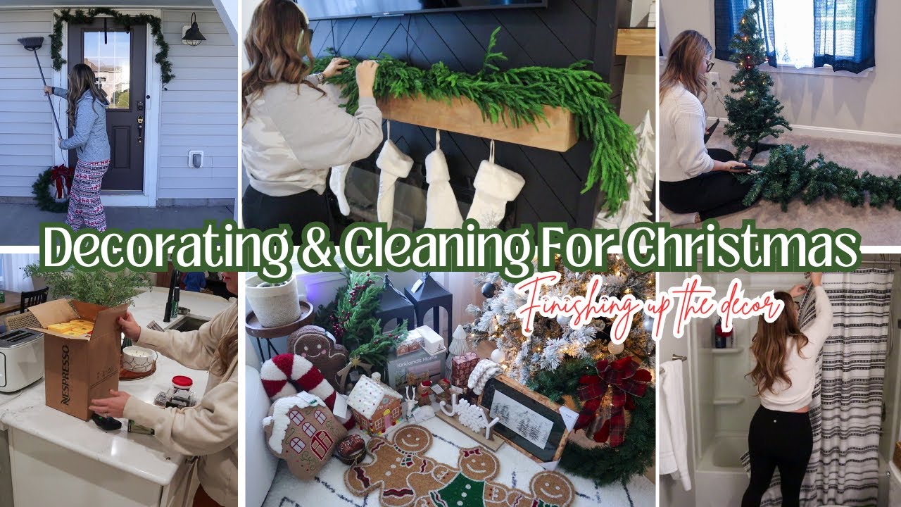 Christmas Home Decorating Part 3 | Home Aesthetic | Traditional Christmas Decor |  Clean with Me!