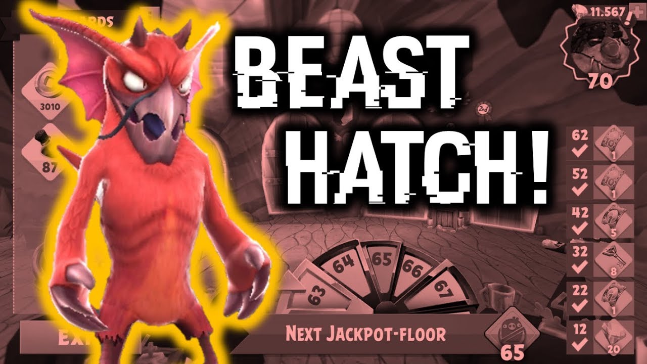 Beast Hatch & Lucky Eagle Mountain Run! | Angry Birds Evolution