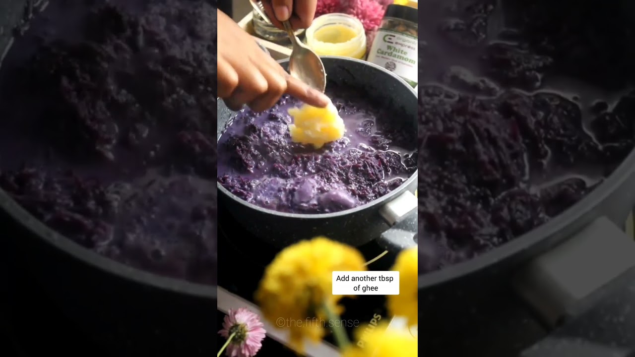 Organic Express Indian Recipes How to make Panjabi Style Purple Carrot Halwa | Chef @the.fifth.sense