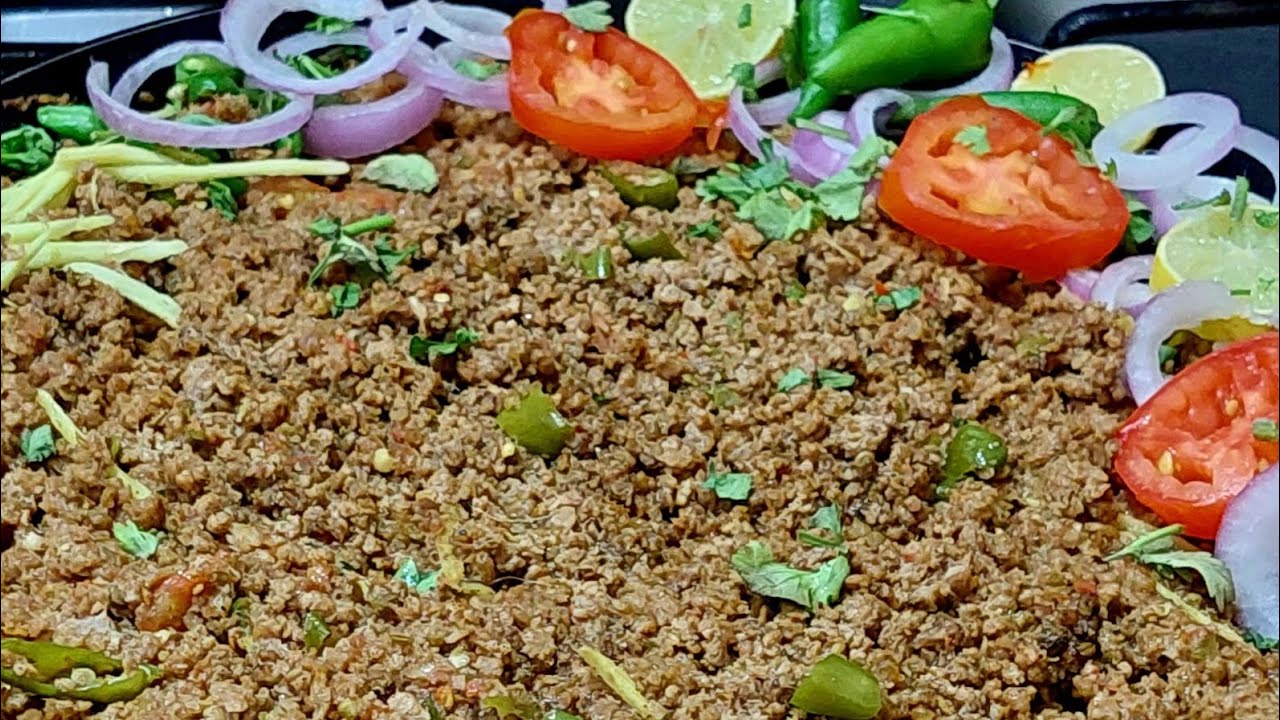 Tawa Fry Qeema best recipe /Tandoori Tawa Fry Qeema /Fried Mince recipe