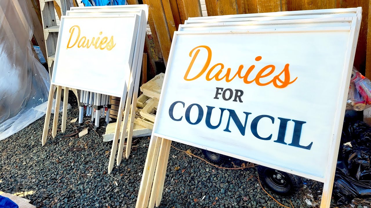 DIY Election Signs (Make Your Own and Save Money!)