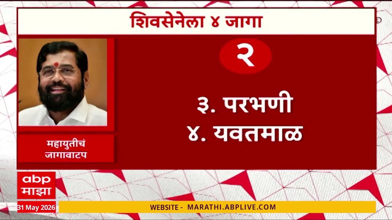 Vidhan Parishad Seats : भाजप 11, शिवसेना 4 आणि राष्ट्रवादी दोन जागांवर लढणार