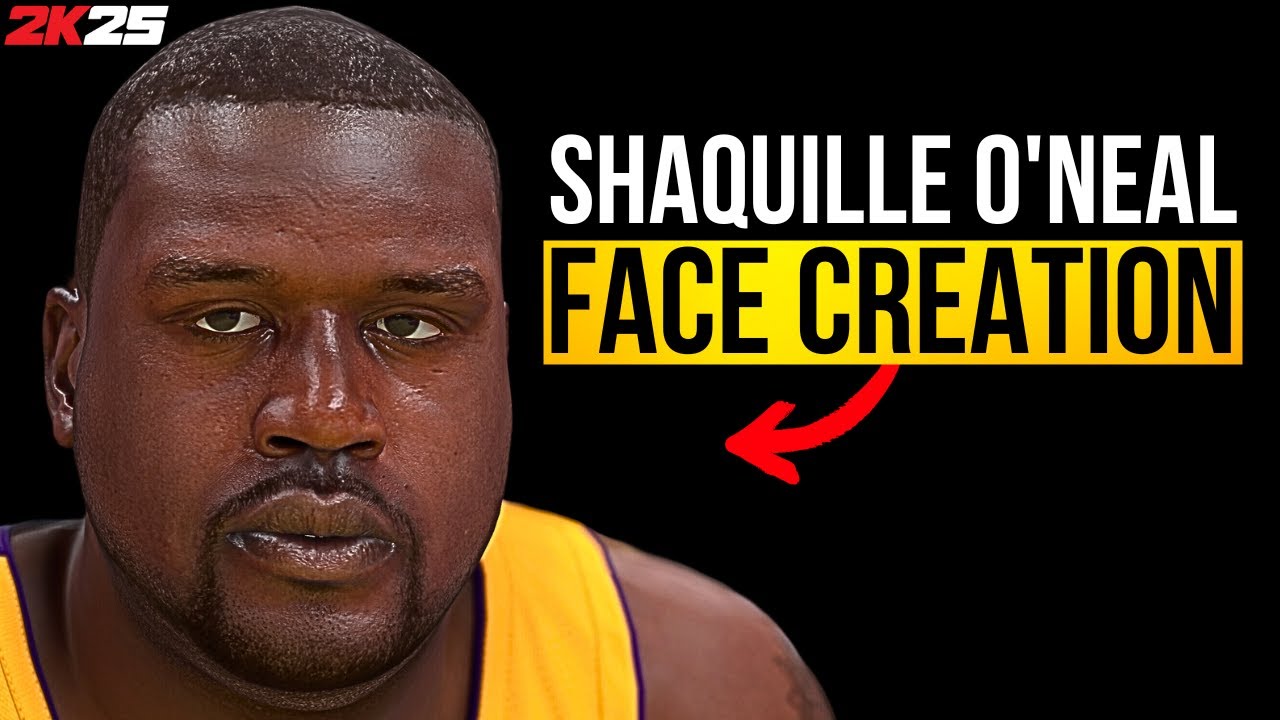 NEW Shaq Face Creation NBA 2K25