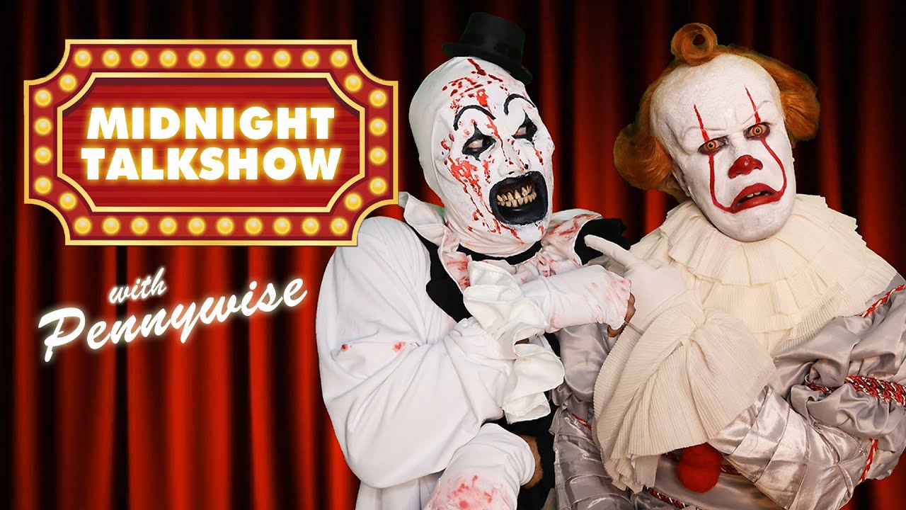 Art the Clown and Pennywise Clown Clash Gone Wrong! - Midnight Talkshow with Pennywise (EP2)