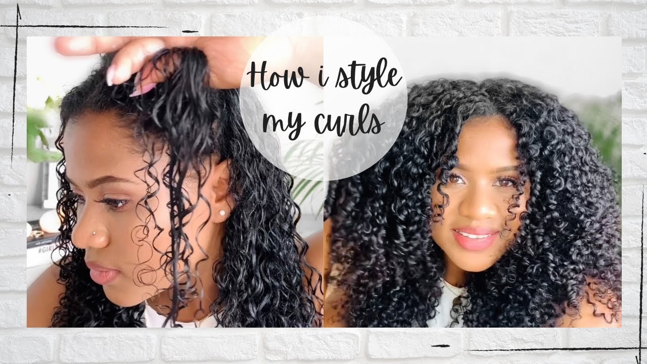My Curly hair routine| Mihlali Seoka (South African Youtuber)