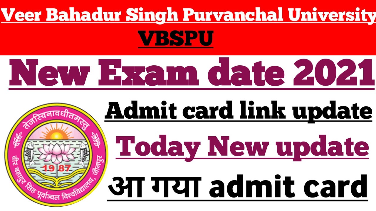 vbspu new update / vbspu exam date 2021 By vn