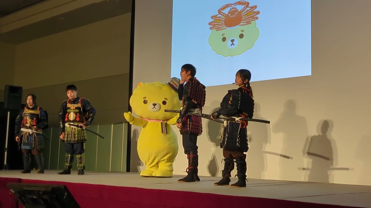 坂井ほや丸　丸岡城PRのためお城EXPOアネックスホールのステージに登場！