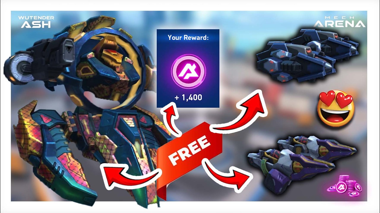 COLLECTING FREE A-COINS Part 2 | MARCH 2026 | wutender ASH | #mecharena | #promocode | #shorts