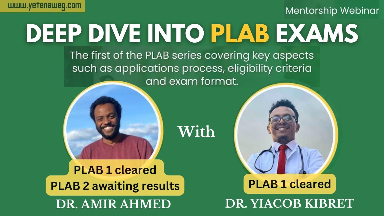 Deep dive into PLAB exams: PLAB Series