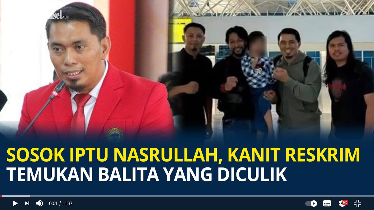 Sosok Iptu Nasrullah Muntu, Kanit Reskrim Polsek Temukan Balita yang Diculik di Makassar