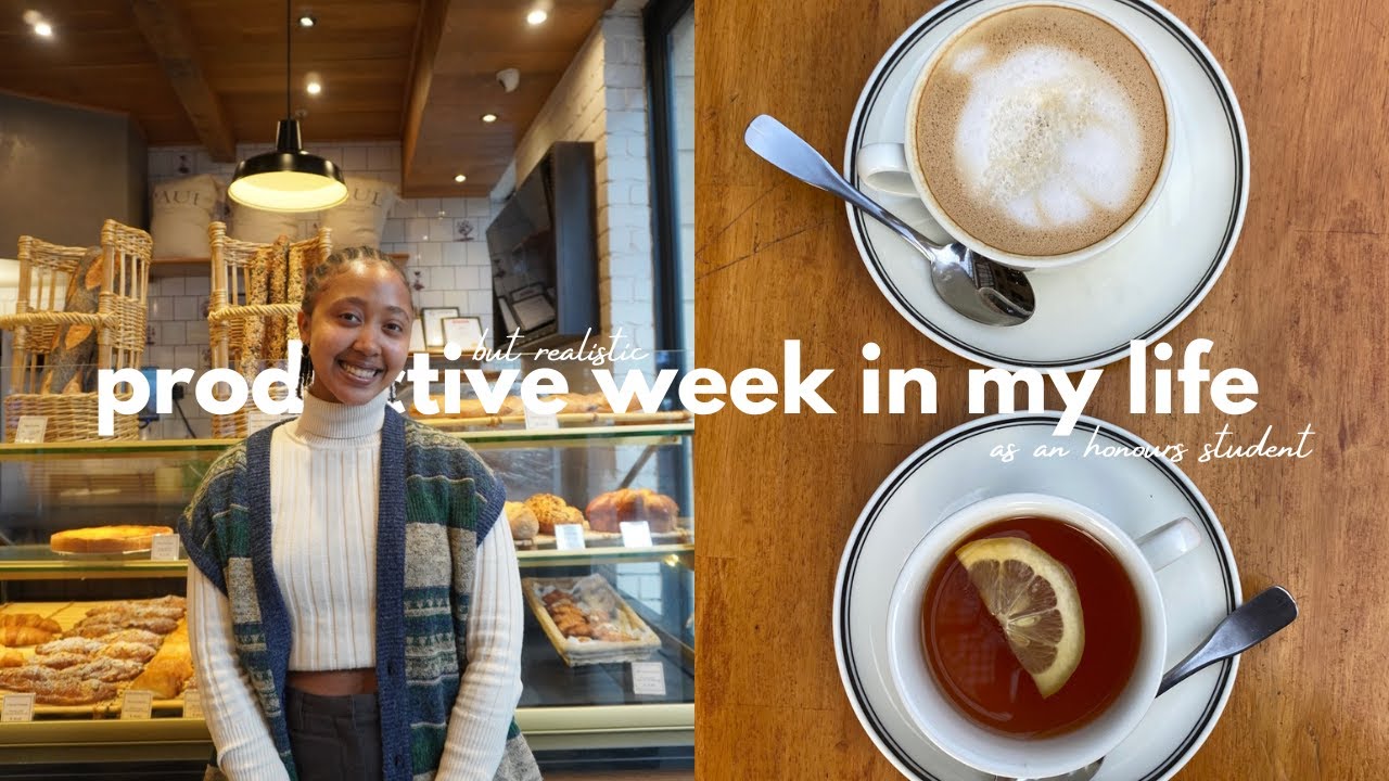 productive but realistic week in my life as an honours student 📚