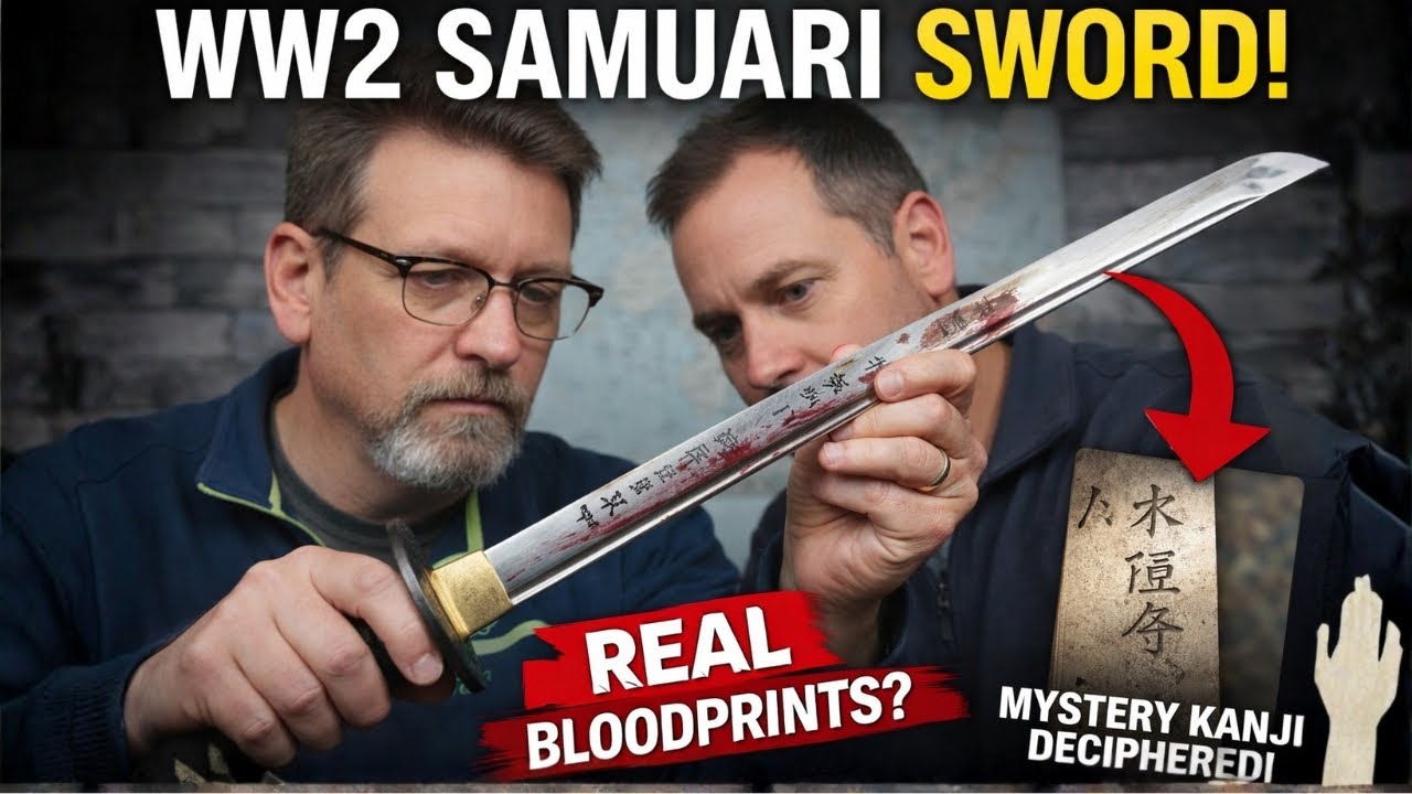 S5E2: Real Bloodprints on a WW2 Samurai Sword? Decoding the Tang!