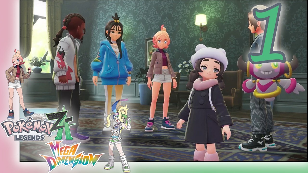 Meeting Ansha and Hoopa - Pokemon Legends Z-A - Mega Dimension - part 1