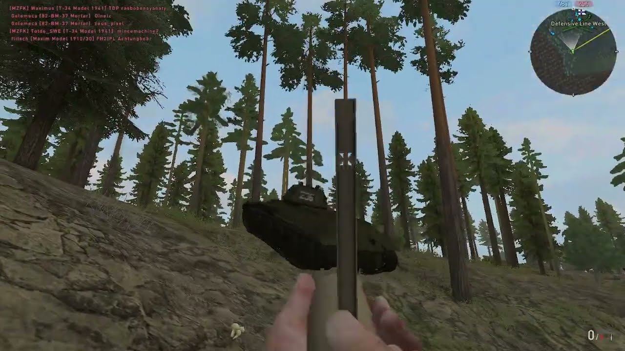 Forgotten Hope 2 Sammatus 64 gameplay (Finnish Pak-40 action)