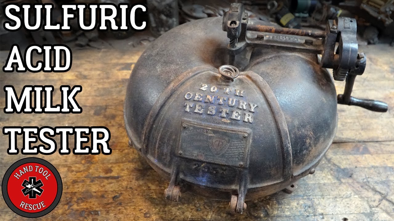 Antique Sulfuric Acid Milk Fat Tester [Restoration]