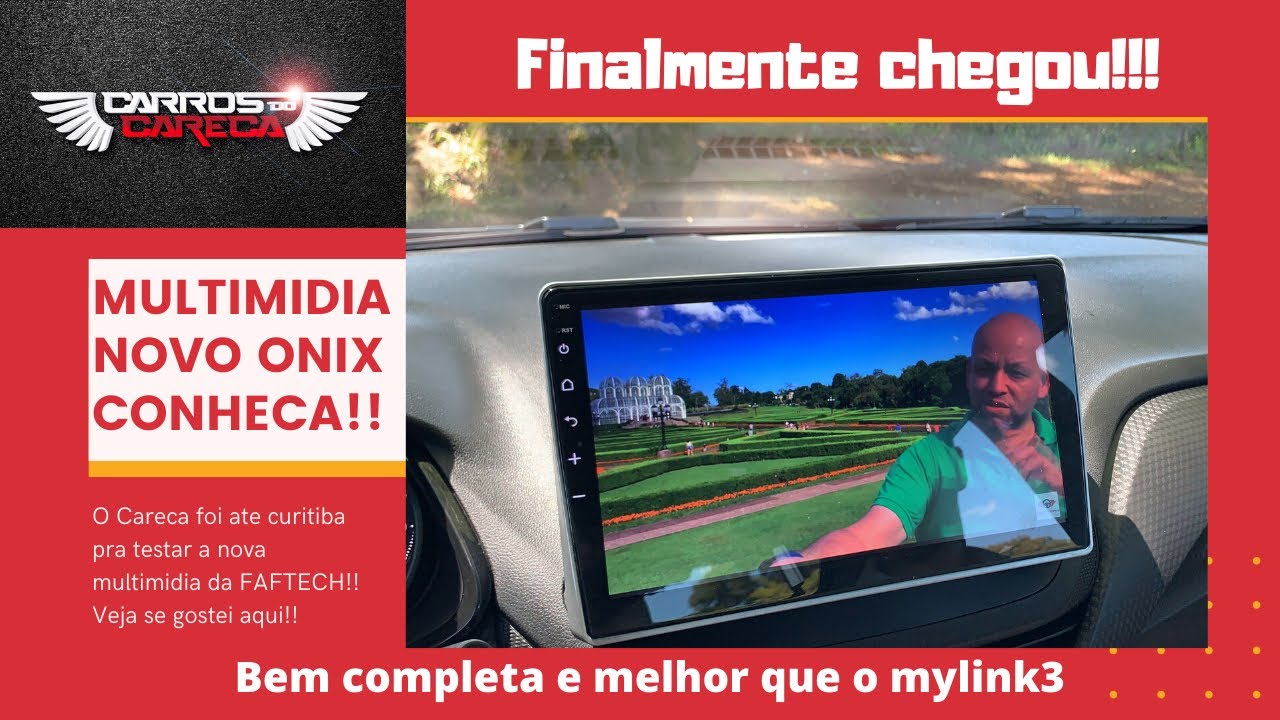 Novo Onix 2020 Multimídia Faftech completa - Testei e aprovei, muito melhor que a original mylink 3