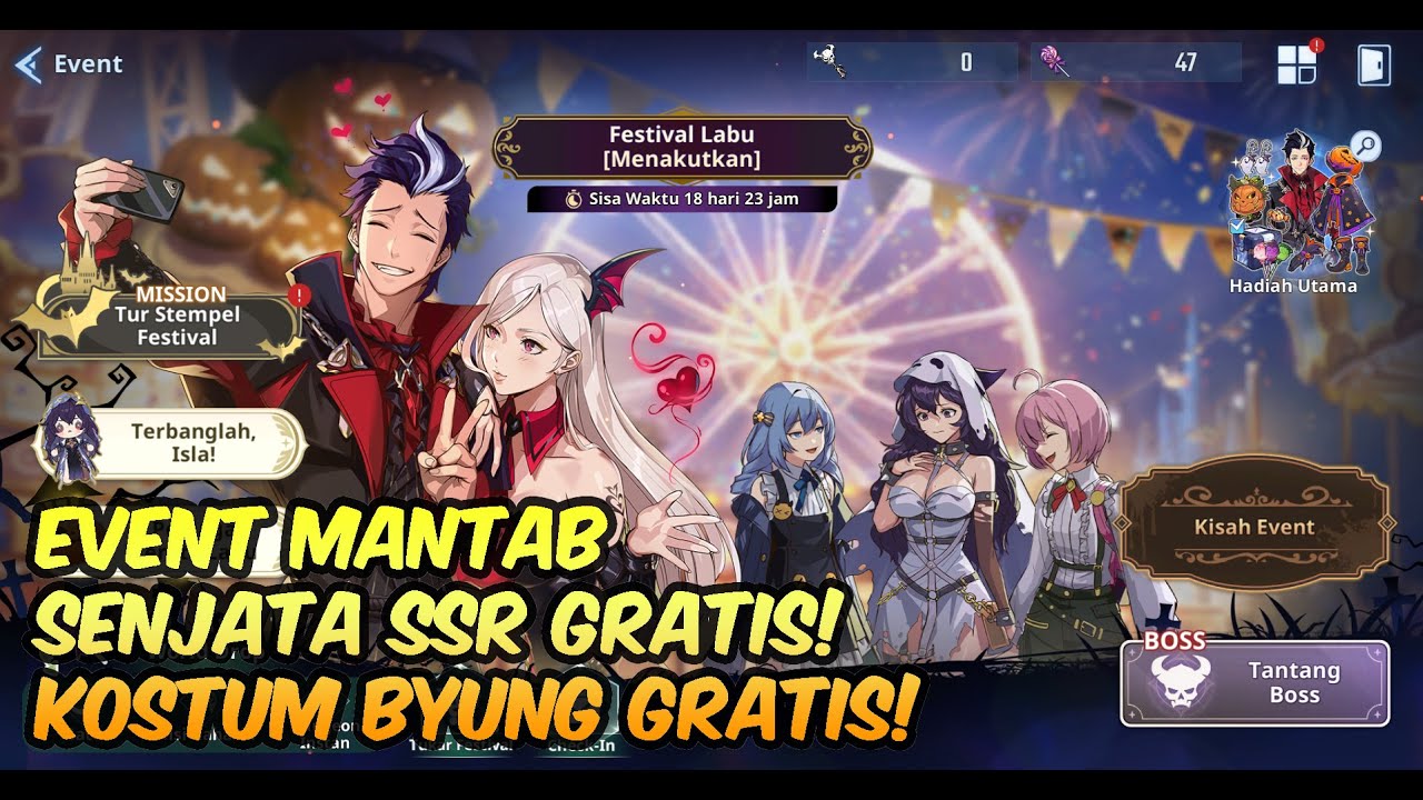 UPDATE EVENT SOLO LEVELING ARISE BANYAK DAPAT HADIAH DAN SENJATA SSR GRATIS