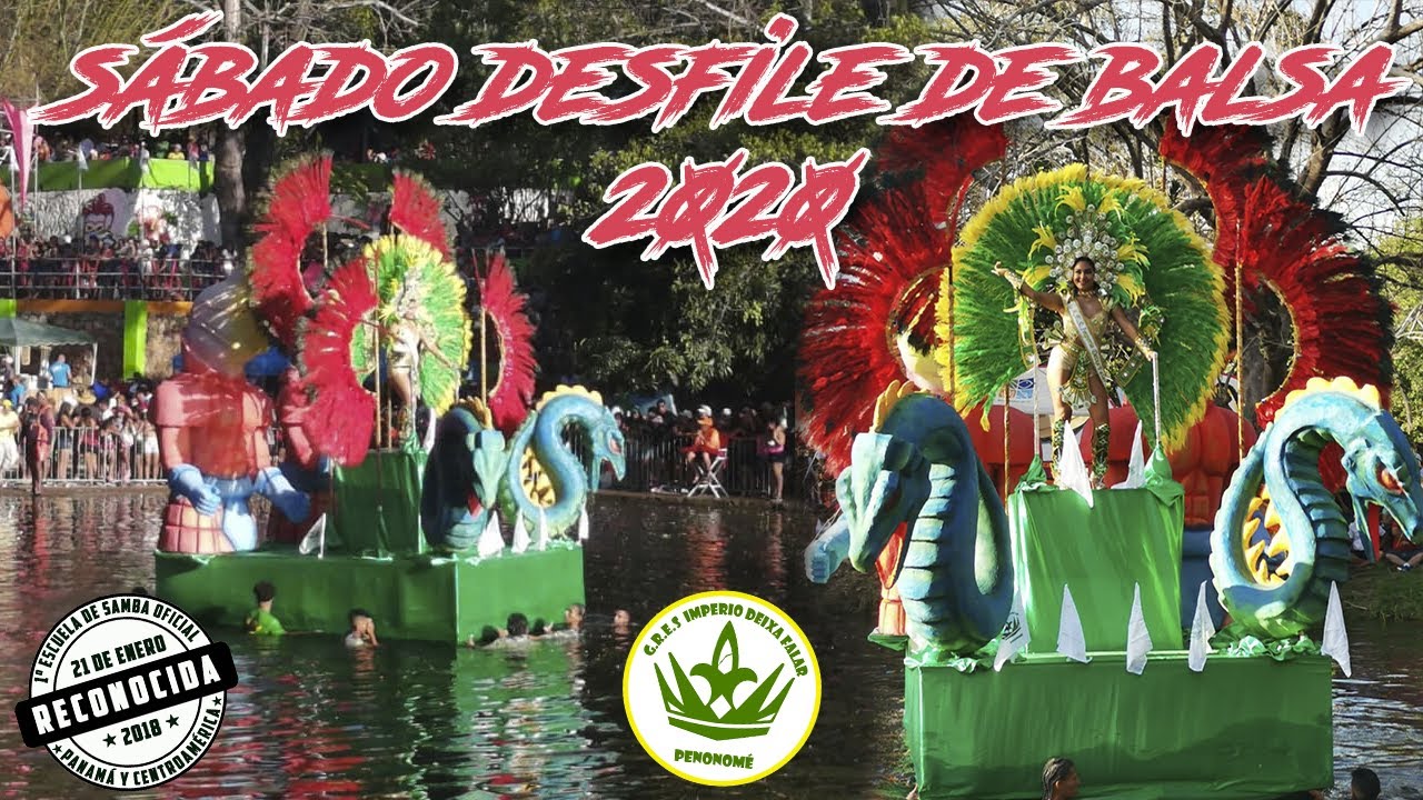 Carnaval Acuático Penonomé 2020 Desfile GRES Imperio Deixa Falar