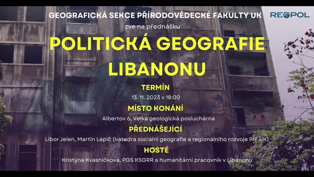 GEO pondělí - politická geografie Libanonu (13.11.2023)