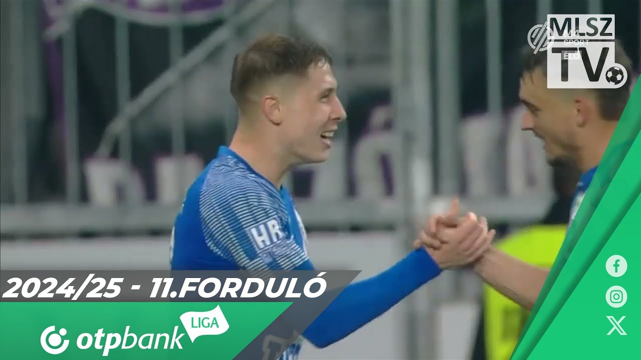 MTK Budapest - Újpest FC | 4-1 | (1-1) | OTP Bank Liga | 11. forduló | MLSZTV