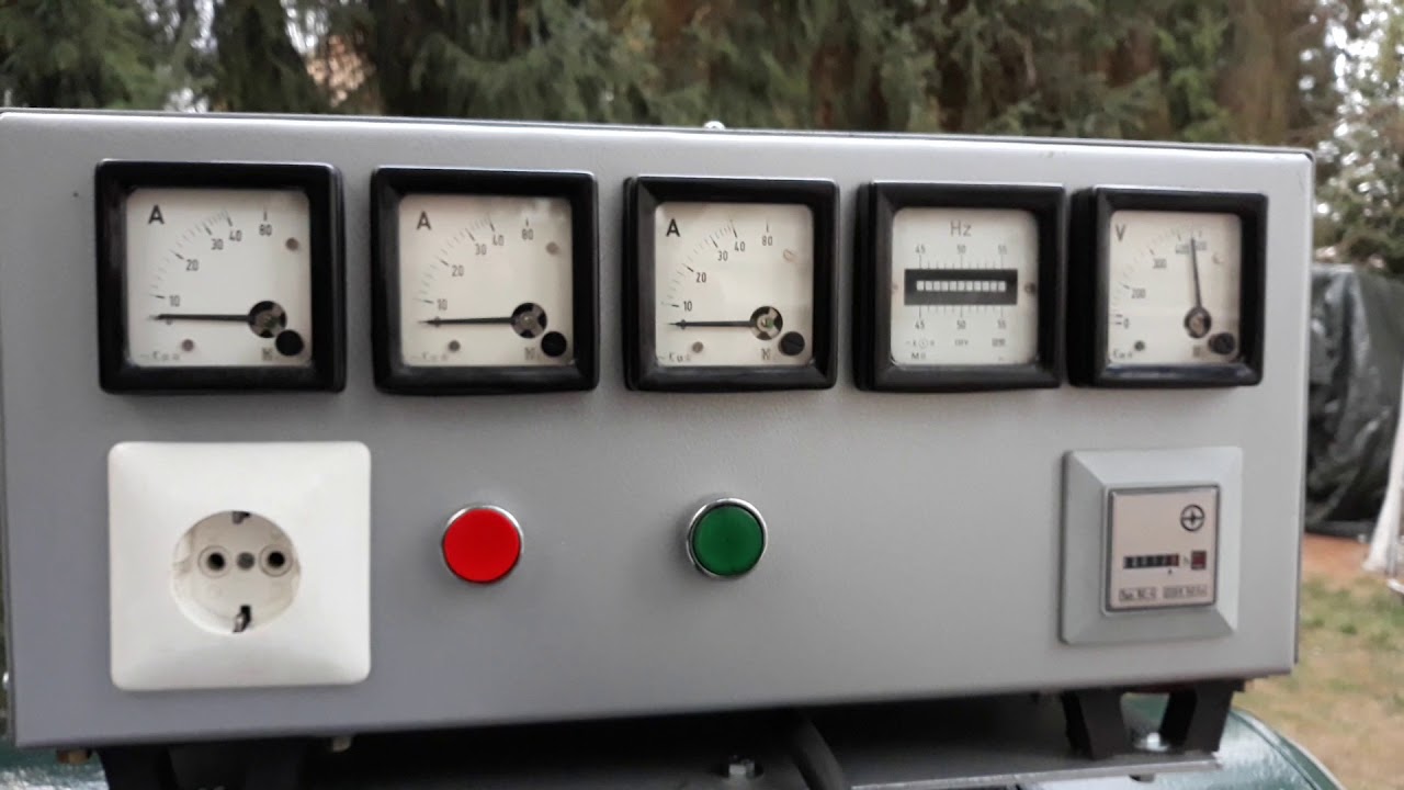 Fimag Notstromaggregat 1963 mit Robur Garant 32 Diesel / old cold war era STASI shelter generator