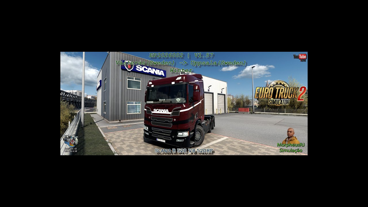 🚚 ETS2 - Scania R 520 V8 520HP - EP2026002 | Nordic Horizons | Winter #eurotrucksimulator2