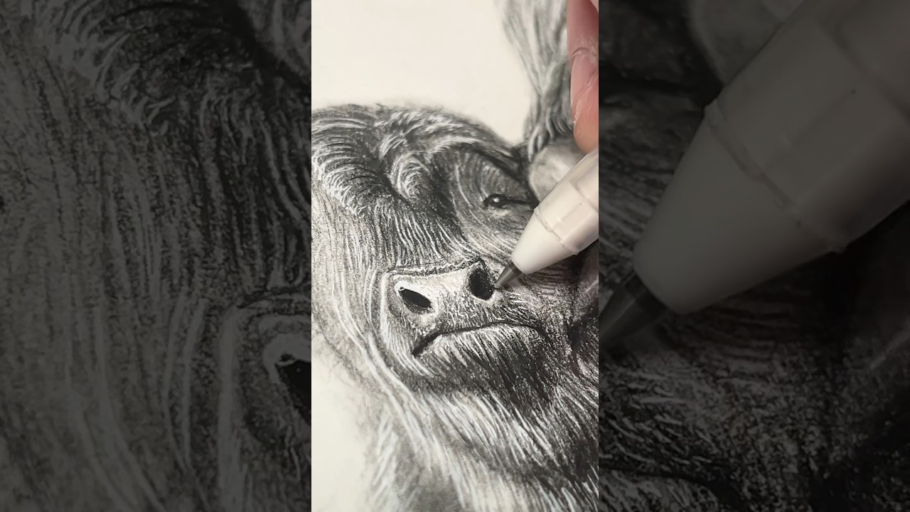 This Cow DRAWING Took me 5 HOURS! 🐮 | 