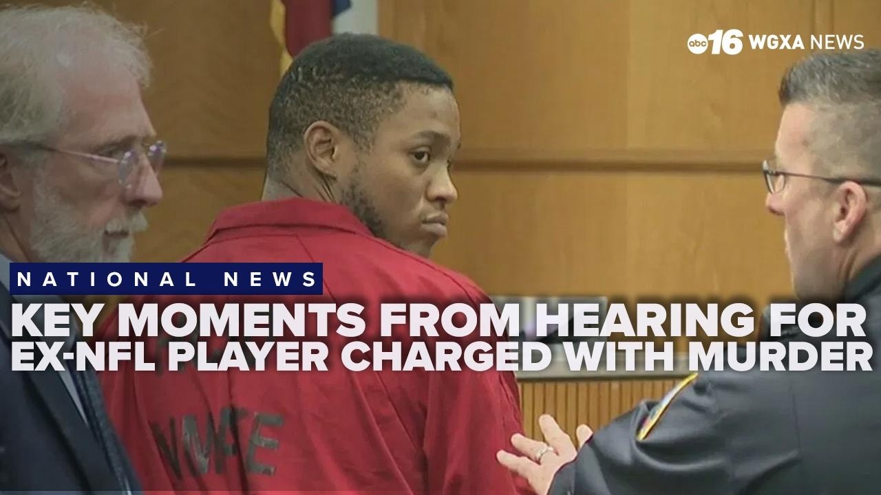 Hearing for Ex NFL player charged with girlfriend's murder reveal crime scene and ChatGPT messages