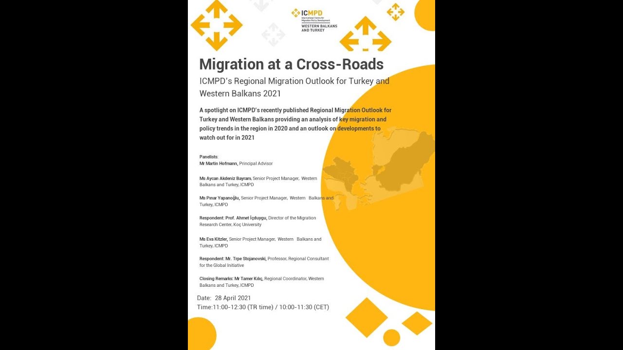 Migration at the Cross-Roads: ICMPD&rsquo;s Regional Migration Outlook for Turkey and Western Balkans 2021